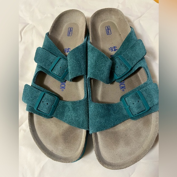 Birkenstock Arizona Teal Size 44 - Picture 1 of 9